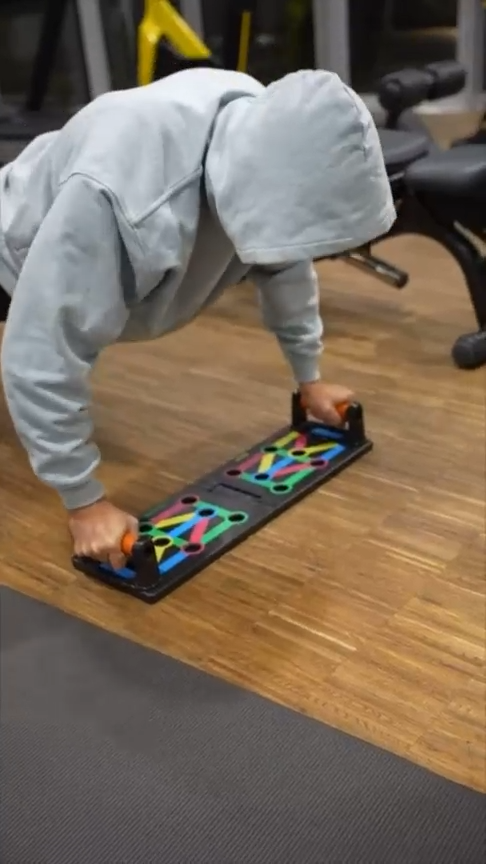 9-in-1 Push-Up Board: Multi-Functional Home Workout System for Targeting Back, Chest, Shoulders, and Triceps